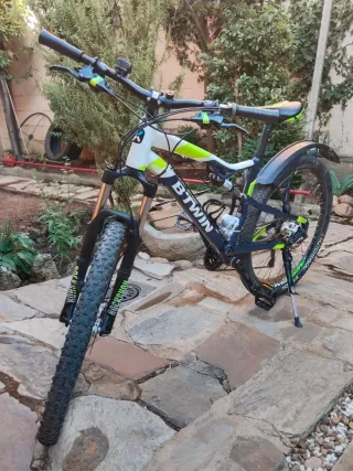 Bicicleta Montaña Doble Suspensión rockrider 560S