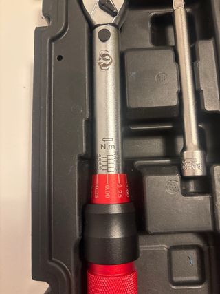 Llave dinamométrica para bicicleta