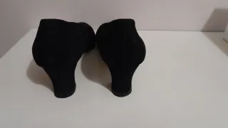 Zapatos de ante negro