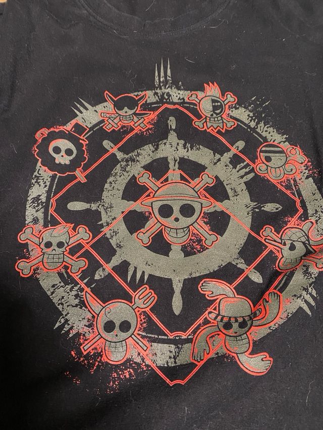 Pack 2 Camisetas One Piece Anime Talla 12-14 Pampl