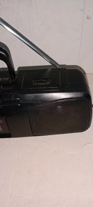 Radio Cassette Sony CFS-204 Negra