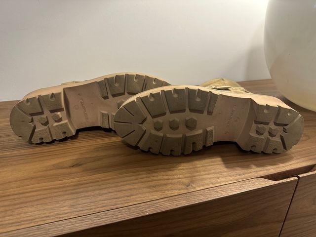 Botines ante beige talla 40