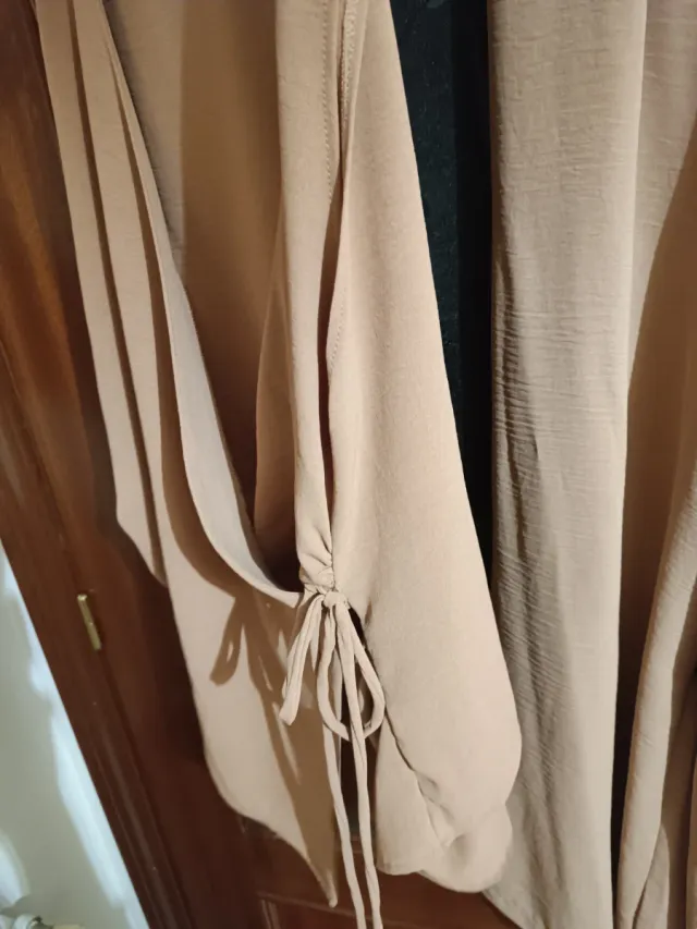Conjunto Zara Talla M Beige/Marrón