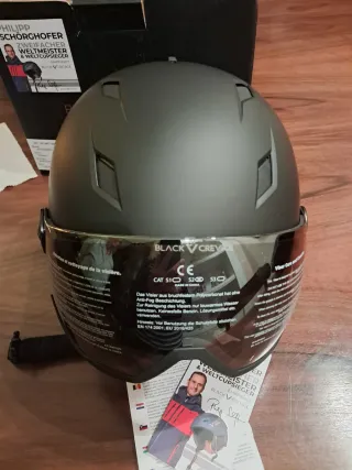 Casco de esquí Black Crevice