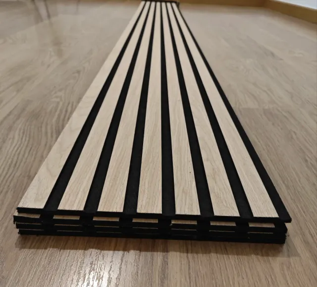 Revestimiento Pared MDF Efecto 3D MDF 260x30 cm