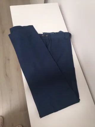 Pantalón Pedro del Hierro azul hombre 100% algodón