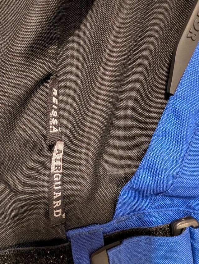 Cazadora Moto Levior Azul y Negra