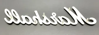 Logo Marshall 27x7 cm 6 ganci