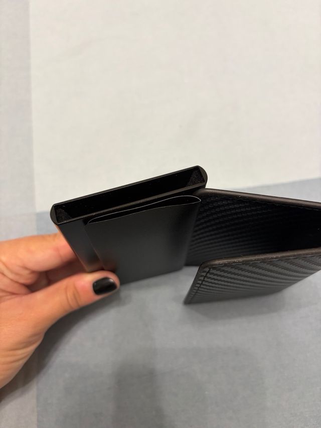 Portafoglio RFID Carbon Look
