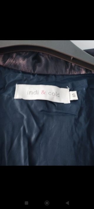 Parka Indi&Cold impermeable estampado leopardo.