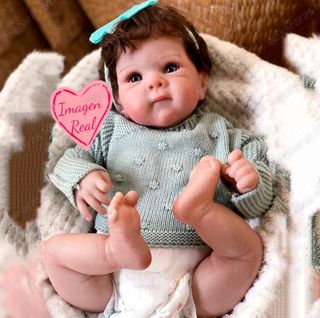 Muñeca reborn bebé silicona