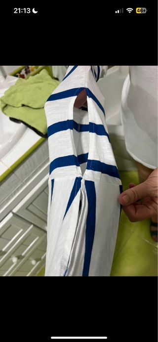 Camiseta Springfield Talla L Rayas