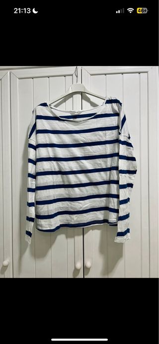 Camiseta Springfield Talla L Rayas