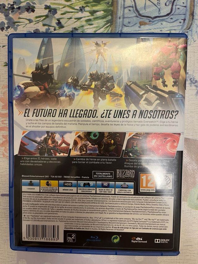 Juego Playstation 4 OVERWATCH Origins Edition 5€