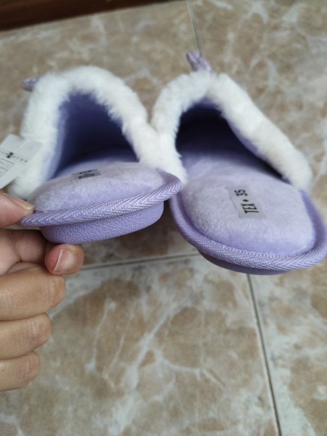 Pantuflas lentejuelas niña talla 35 