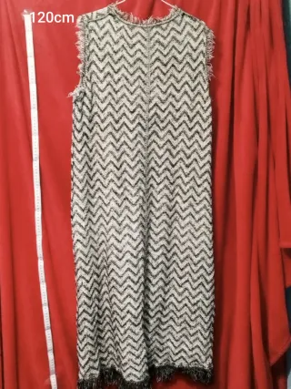 Vestido largo invierno zig-zag