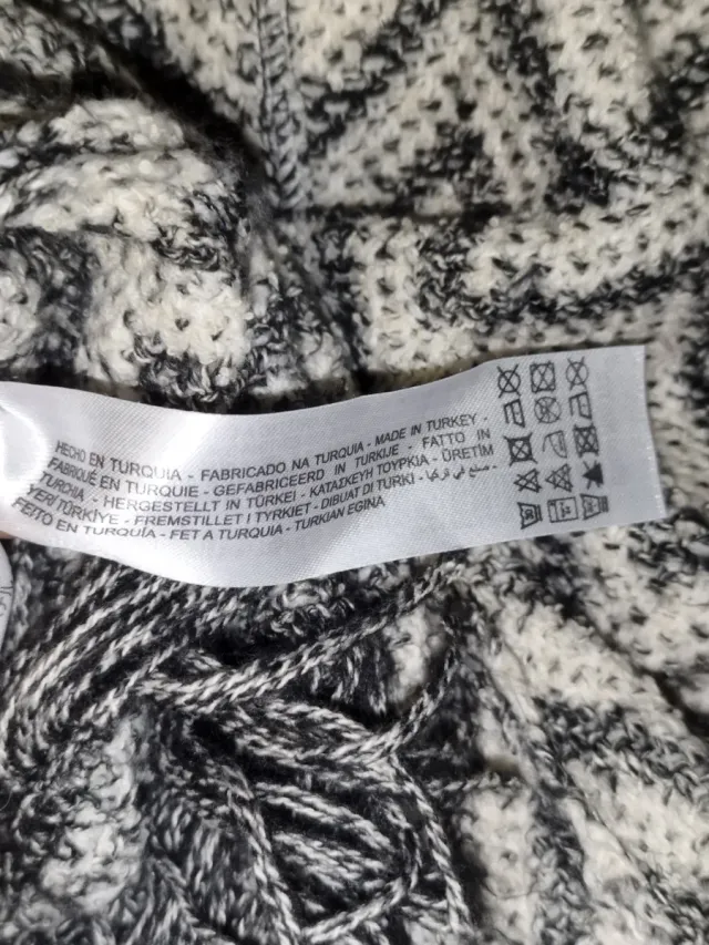 Vestido largo invierno zig-zag