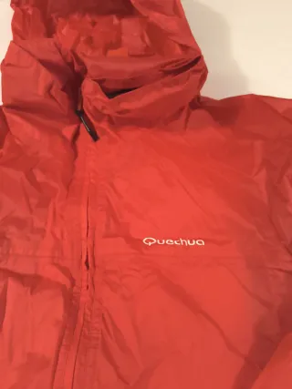 Chubasquero rosa mujer