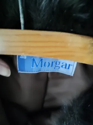 Abrigo largo de lana marrón