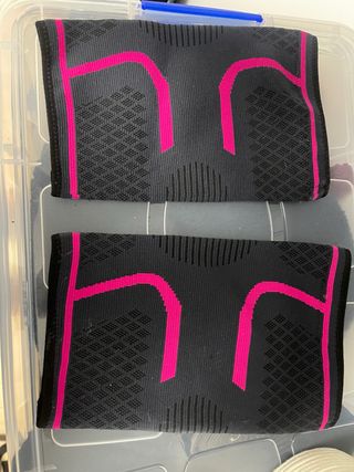 Rodilleras Crossfit Negro y Rosa
