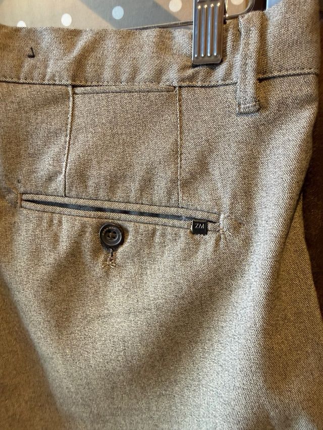 Pantalón de traje Zara Man gris Talla 31 (ES 41)