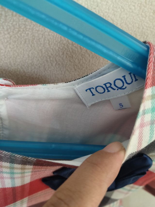 Vestido cuadros talla 5 