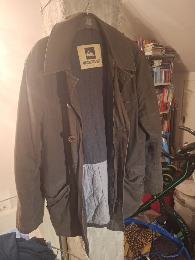 Chaqueta Quiksilver gris hombre