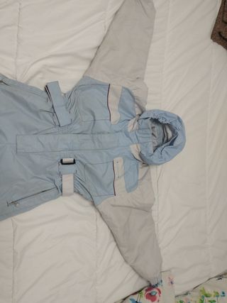 Mono de nieve azul claro 8 años