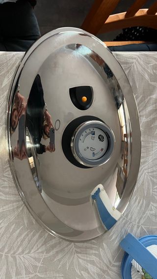 Olla AMC Oval y tapa vapor de acero 