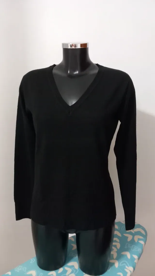 Maglioncino donna Piazza Italia nero