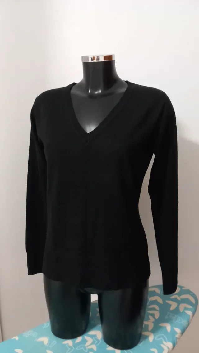 Maglioncino donna Piazza Italia nero