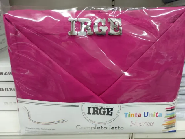 Completo Lenzuola Matrimoniali IRGE Azzurro