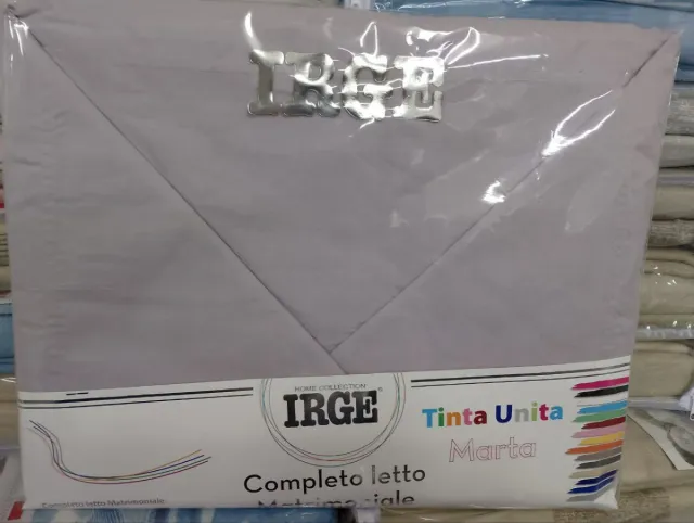 Completo Lenzuola Matrimoniali IRGE Azzurro
