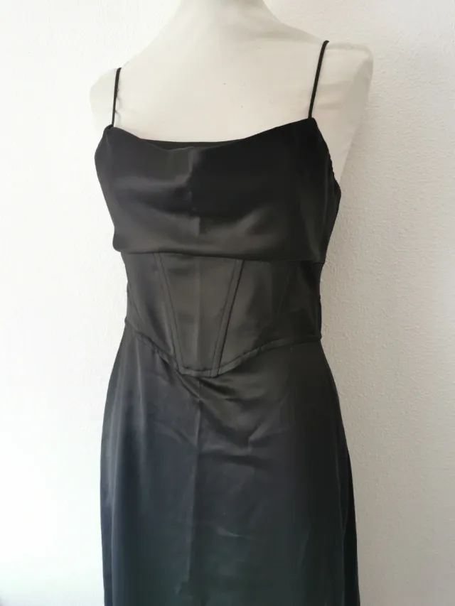 Vestido Zara Negro Largo