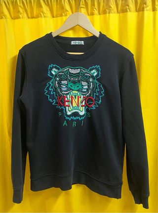Sudadera Kenzo Tiger Paris Negra Multicolor