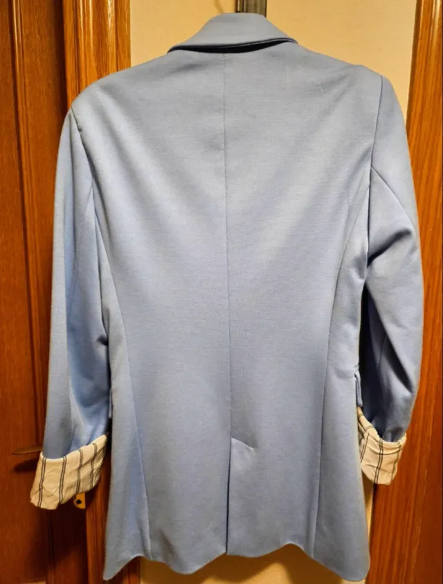Blazer Stradivarius Azul Talla XS