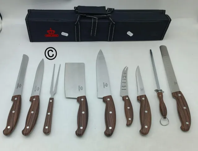 Set Coltelli Royal Swiss Legno Acciaio