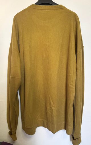 LACOSTE JERSEY VINTAGE HOMBRE MUJER XL MOSTAZA