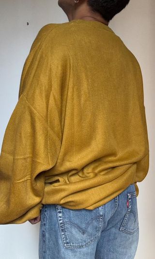 LACOSTE JERSEY VINTAGE HOMBRE MUJER XL MOSTAZA