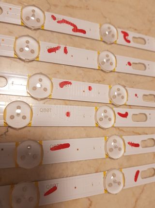 Tiras LED para Smart tv Samsung QE55Q80TAT