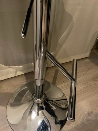 Lote 2 taburetes cocina negros