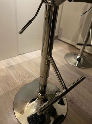 Lote 2 taburetes cocina negros