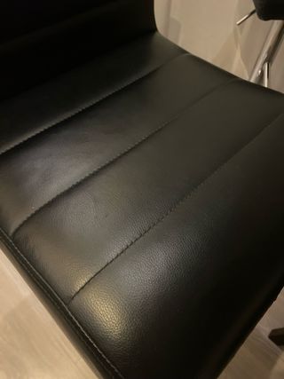 Lote 2 taburetes cocina negros