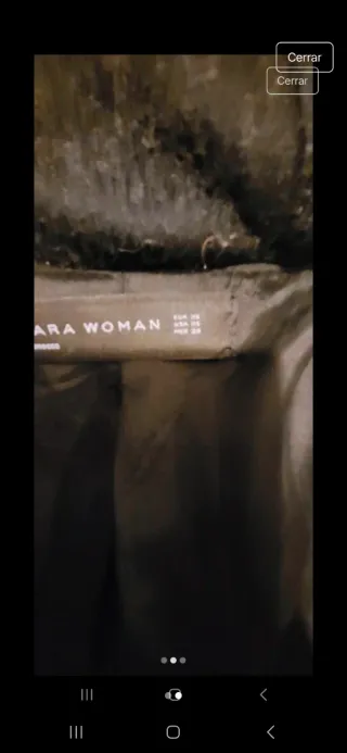 Parka Zara gris mujer con capucha