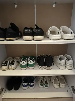 Zapatero 2 puertas blanco