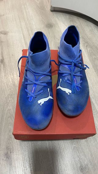 Botas de fútbol Puma azules