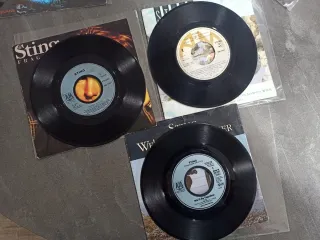 STING: lote 10 vinilos single