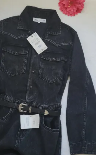 Mono pantalon + Cinturon Zara 