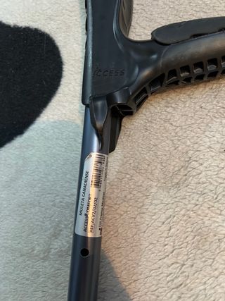 Conjunto muletas con gel en el mango