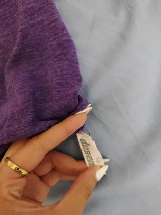 Camiseta tirantes lila